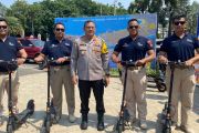 Kapolres Jakut tinjau pengamanan wisatawan di kawasan Ancol