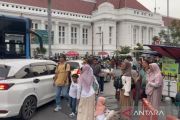 Hari raya Natal, Kota Tua dipadati ribuan pengunjung