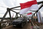 Jembatan darurat Kuta Blang sebagai penghubung Banda Aceh-Medan guna memperlancar distribusi logistik