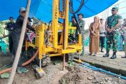 Atasi krisis air, Kodim 0623 Cilegon bangun sumur bor di Cisuru