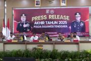 Polda Sultra catat gangguan Kamtibmas turun 1.351 kasus di tahun 2025