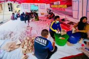 Status 26 kab/kota masih tanggap darurat, dapur umum tetap beroperasi