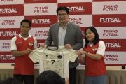 Timnas Futsal lelang jersey untuk bantu korban bencana Sumatera