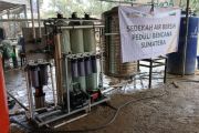 WIZ dan Wahdah Peduli bangun sistem filtrasi air di Aceh Tamiang