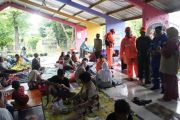 82 jiwa mengungsi akibat banjir di Tegal Alur Jakbar