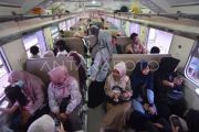 Jumlah penumpang kereta api selama 2025 di Padang