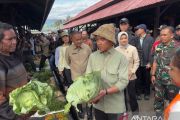 Ke pasar Wamena, Gibran serap aspirasi mama pedagang minta permodalan