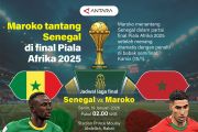 Maroko tantang Senegal di final Piala Afrika 2025