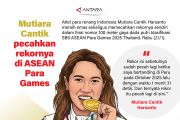 Mutiara Cantik pecahkan rekornya sendiri di ASEAN Para Games