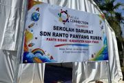 ACF dirikan sekolah darurat di pedalaman Aceh Timur
