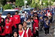 Jalan Sehat Kreasi SMPN 1 Sampit jadi ajang nostalgia lintas generasi