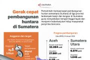 Gerak cepat pembangunan huntara di Sumatera