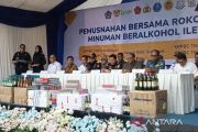 2025 sebanyak 49,03 juta rokok ilegal disita di Sumbagsel