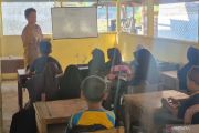 Siswa di Agusen Gayo Lues tetap semangat ikuti KBM di sekolah darurat