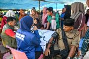 Pemeriksaan kesehatan gratis bagi penyintas bencana