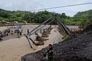 Sebulan pascabanjir, jembatan Burlah di Aceh Tengah siap dibangun lagi