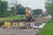 Perbaikan jalan rusak JLS Cilegon ditargetkan rampung sebelum lebaran