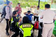 Polres Natuna periksa kesehatan para petugas di tempat pembuangan akhir