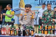 Polres Jaktim ungkap 3 kasus narkoba dan puluhan miras di Pekat Jaya