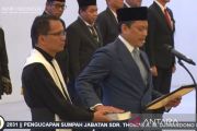 Thomas Djiwandono resmi dilantik jadi Deputi Gubernur Bank Indonesia