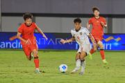 Pertandingan persahabatan Timnas Indonesia U-17 melawan Timnas Cina U-17