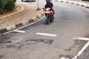 53,81 kilometer jalan di Jaksel rusak