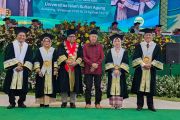 Unissula kukuhkan empat guru besar baru