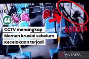 CCTV perlihatkan korban sempoyongan sebelum terlindas Transjakarta