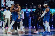 Jalen Brunson bawa Team Knicks juara Shooting Stars NBA All-Star 2026