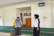Sambut Ramadan, Lapas Kelas I Bandarlampung gelar bersih-bersih masjid