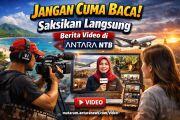 Jangan cuma baca! Saksikan langsung berita video di ANTARA NTB