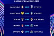 Jadwal playoff Liga Champions : Madrid vs Benfica hingga derbi Prancis