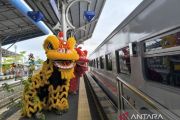 KAI Divre I hadirkan pertunjukan barongsai di Stasiun Lubuk Pakam