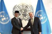 Menlu RI, Sekjen PBB bahas Palestina, penguatan sistem multilateral