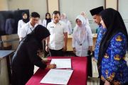 Wabub lantik 46 pejabat di lingkup Pemkab Dharmasraya