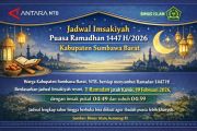 Jadwal Imsakiyah Puasa Ramadhan 1447 H/2026 Sumbawa Barat