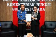 Kemenkum Sulut-UKIT jajaki kerja sama pembinaan dan pelayanan hukum