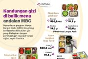 Kandungan gizi di balik menu andalan MBG