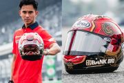 Mario Aji promosikan batik Magetan di ajang Moto2 2026