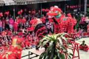 Barongsai tampil di sekolah, ajarkan siswa toleransi dan ragam budaya