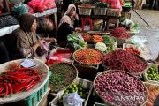 Harga bawang merah Rp46.900/kg, cabai rawit Rp83.850/kg Senin pagi ini