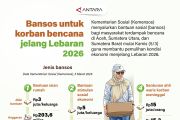 Bansos untuk korban bencana jelang Lebaran 2026
