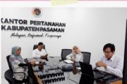 Kantor Pertanahan Pasaman rapatkan hasil pembuatan foto tegak menggunakan PUNA pada kegiatan PTSL 2026