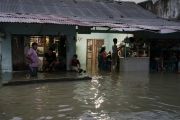 Banjir di Kota Bandarlampung akibat hujan deras