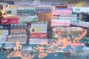 Bea Cukai Palembang amankan 3,5 juta batang rokok ilegal dalam dua bulan