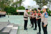 Langgar kode etik dan desersi, tiga oknum Polisi di OKU resmi dipecat