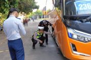 Polresta Pati memastikan armada bus dan pengemudi mudik gratis laik jalan