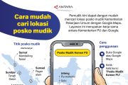 Cara mudah cari lokasi Posko Mudik