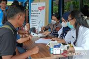 Jasa Raharja Papua beri layanan kesehatan gratis bagi pemudik di Pelabuhan Jayapura