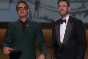 Momen Robert Downey Jr dan Chris Evans reuni di panggung Oscar 2026